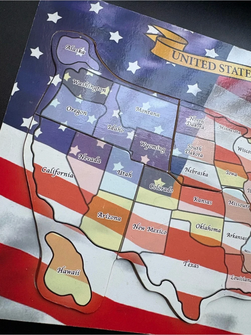 USA Wooden puzzles